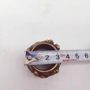 Pure Brass Archaize Fortune Naked Statue Big Ring Collection Miniature Ornament EDC Tools & Brass Collectibles