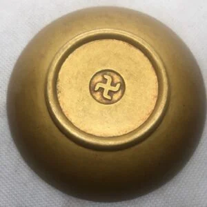 Pure Brass Home Furnishing Decoration Carving Lotus Disc Metal Craft Ornament EDC Tools & Brass Collectibles