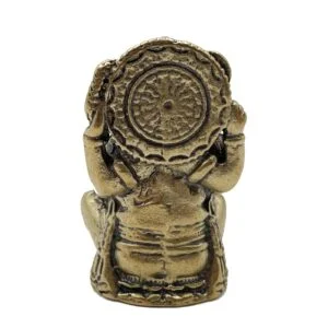 Brass Ganesha Statue India Hindu Ganesh Elephant God Figure Tea Pet Ornament EDC Tools & Brass Collectibles