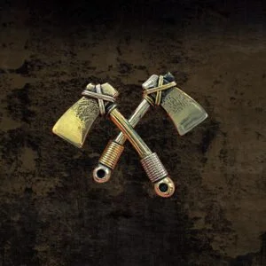 Pure Brass Primitive Axe Keychain Pendant Bag Car Hanging Tea Pet Ornament Gift EDC Tools & Brass Collectibles