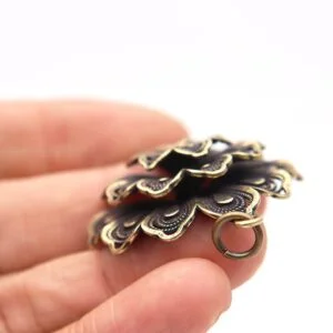 Pure Brass Peacock Keychain Figurine Pendant Bag Car Hanging Tea Pet Ornament EDC Tools & Brass Collectibles