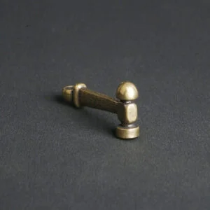 Pure Brass Handmade Small Hammer Key Chain Pendant Tea Pet Ornament Miniature EDC Tools & Brass Collectibles