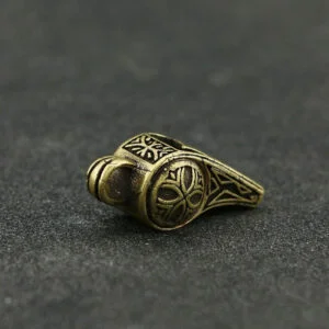 Pure Brass Whistle Car Keychain Pendant Outdoor Survival Tool Tea Pet Miniature EDC Tools & Brass Collectibles