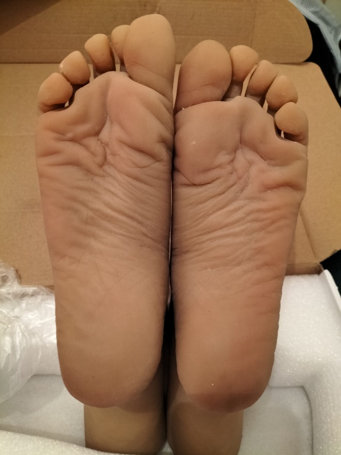 Female Feet Simulation Model Soft Silicone Lifelike Foot - EDCbrass.com ...